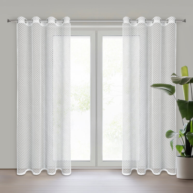 FIRANA GOTOWA ELA 140 X 250 CM BIAŁY