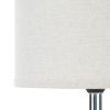 Lampa stołowa kremowa O 18 x 32 cm – tworzy przytulną atmosferę