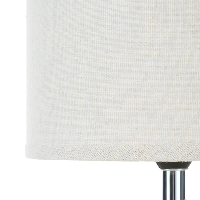 Lampa stołowa kremowa O 18 x 32 cm – tworzy przytulną atmosferę
