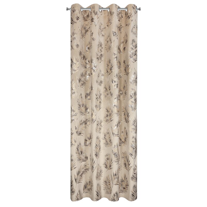 Zasłona gotowa Gloria2 beżowa 140 x 250 cm – zaciemnia pomieszczenie