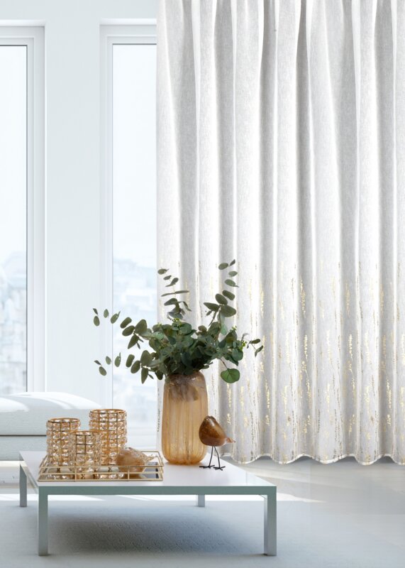 Firana gotowa Linzi biała 140 x 270 cm – rozprasza światło