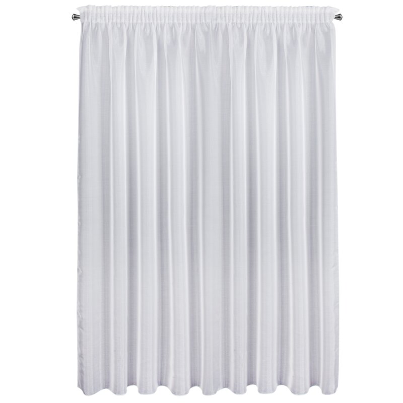 Firana gotowa Alia biała 350 x 270 cm – rozświetla wnętrze