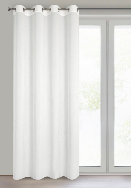 FIRANA GOTOWA MELINDA 135 X 250 CM BIAŁY