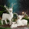 Figurka bożonarodzeniowa biała 27 x 17 x 35 cm – idealna dekoracja