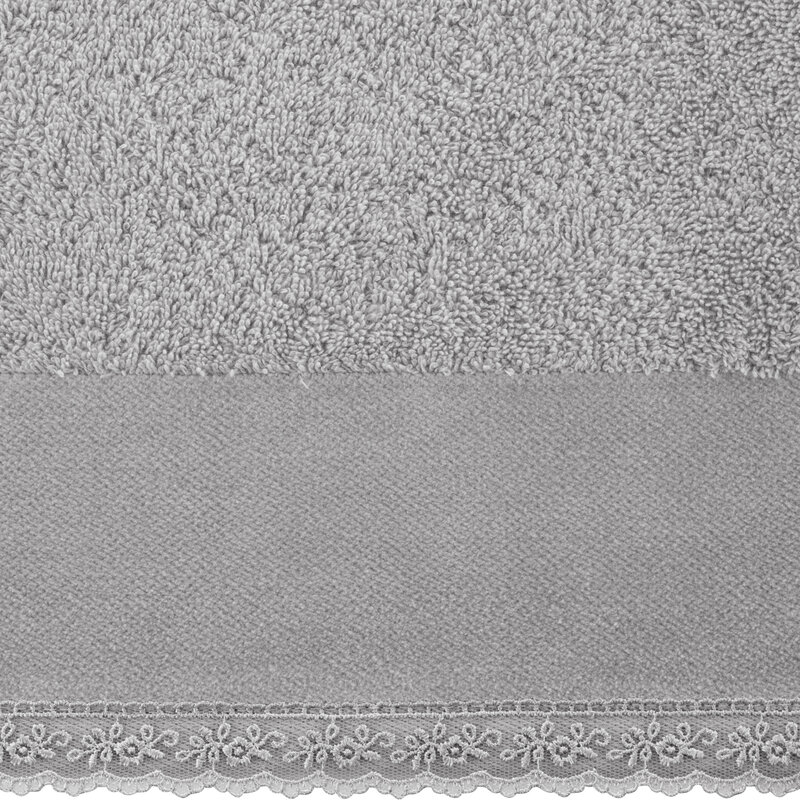 Ręcznik EMI srebrny 70 x 140 cm – miękki i chłonny
