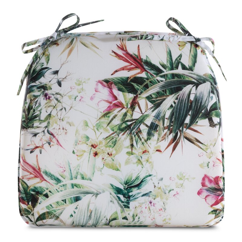 Siedzisko tarasowe SIED/GARDEN białe 40x38x4 cm – wprowadza świeżość