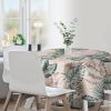Obrus tarasowy Garden kremowy O 150 cm – dodaje uroku aranżacji