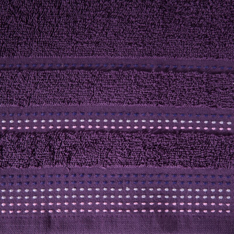 Ręcznik Pola fioletowy 70 x 140 cm – miękki i chłonny