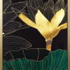 Obraz ręcznie malowany abstrakcyjny stalowy 53 X 73 CM – nowoczesny akcent