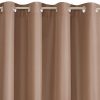 Zasłona gotowa D91 ADORE jasnobrązowa 140 x 250 cm – średnie zaciemnienie