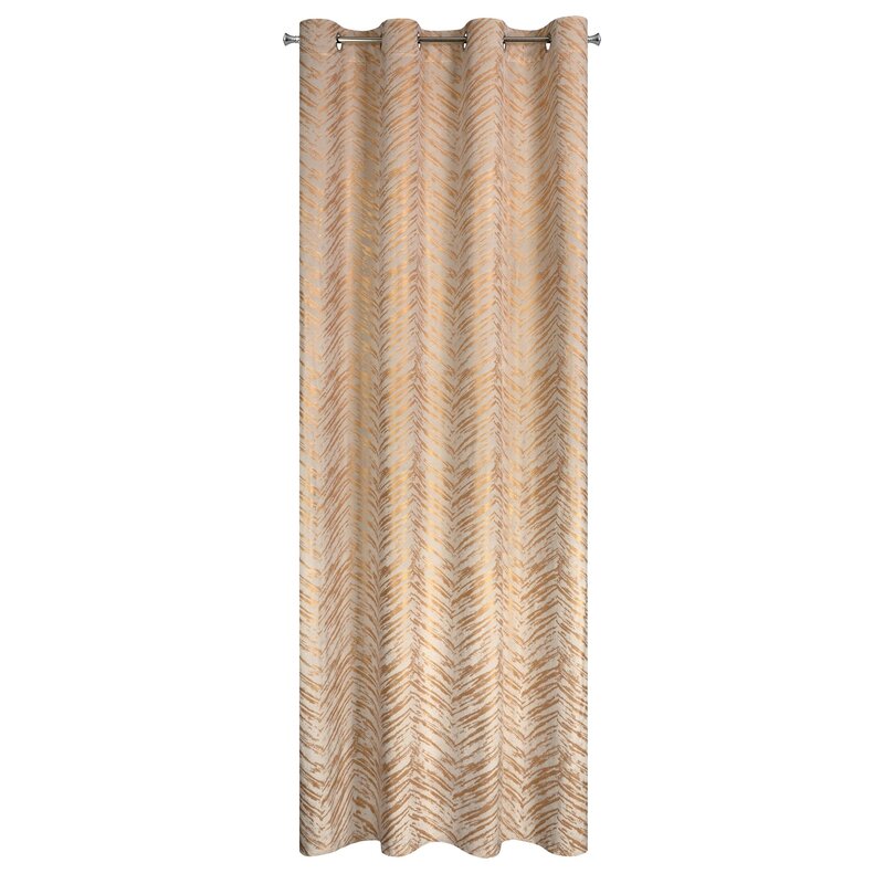Zasłona welwetowa SARA kremowa 140 X 250 cm – rozświetla wnętrze