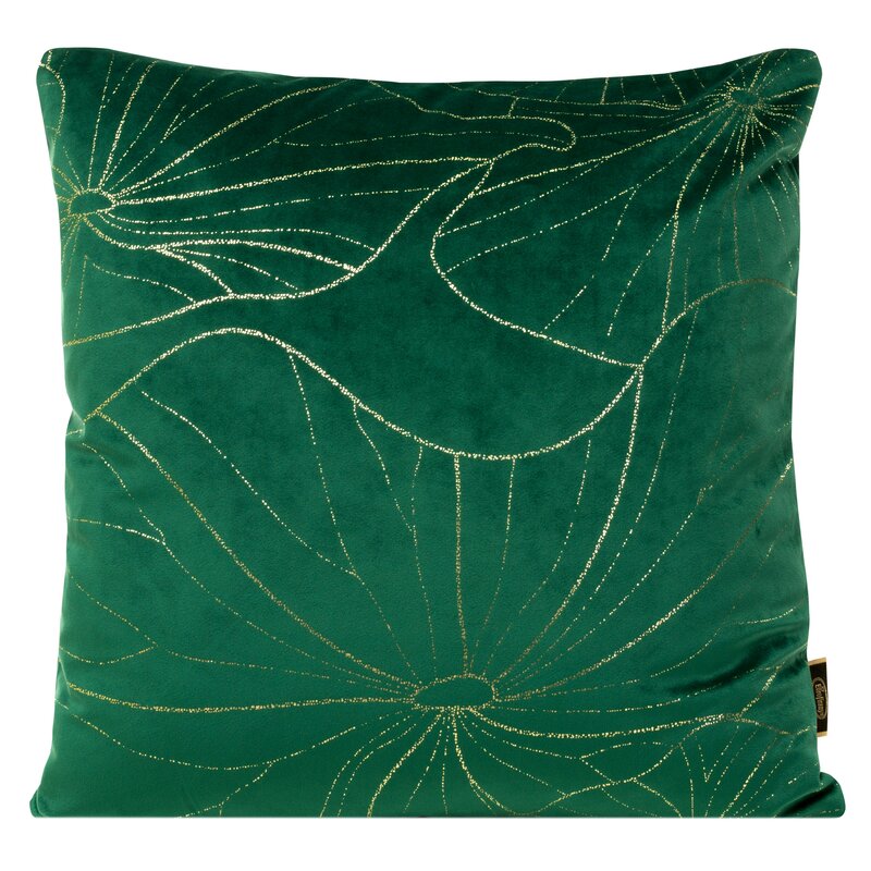 Poszewka Blink ciemnozielona 45 x 45 cm – doda szyku wnętrzu