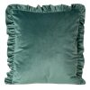 Poszewka velvet bordowa 45 x 45 cm – doda przytulności