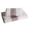 Komplet ręczników beżowy 37 x 25 x 6 cm – miękki i chłonny