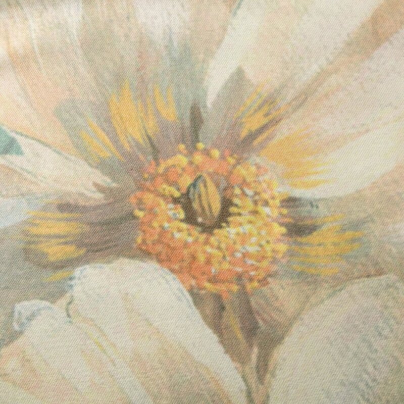 Koc akrylowy miętowy 150x200 cm – subtelny nadruk
