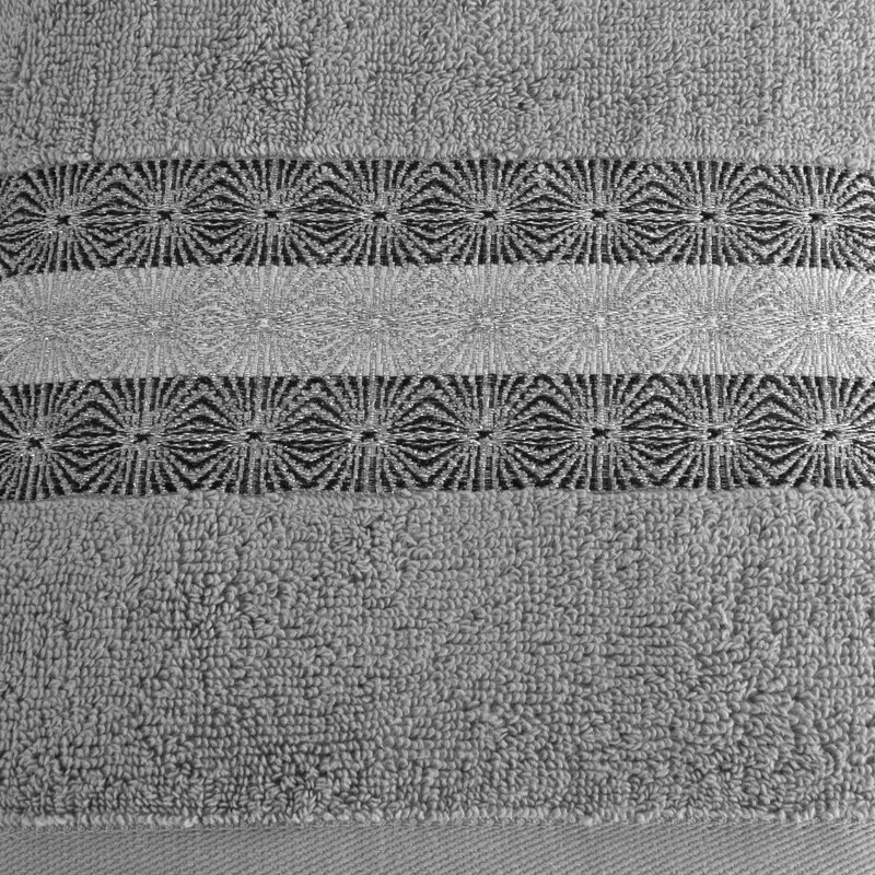 Ręcznik Malika jasnoszary 50 x 90 cm – miękki i stylowy