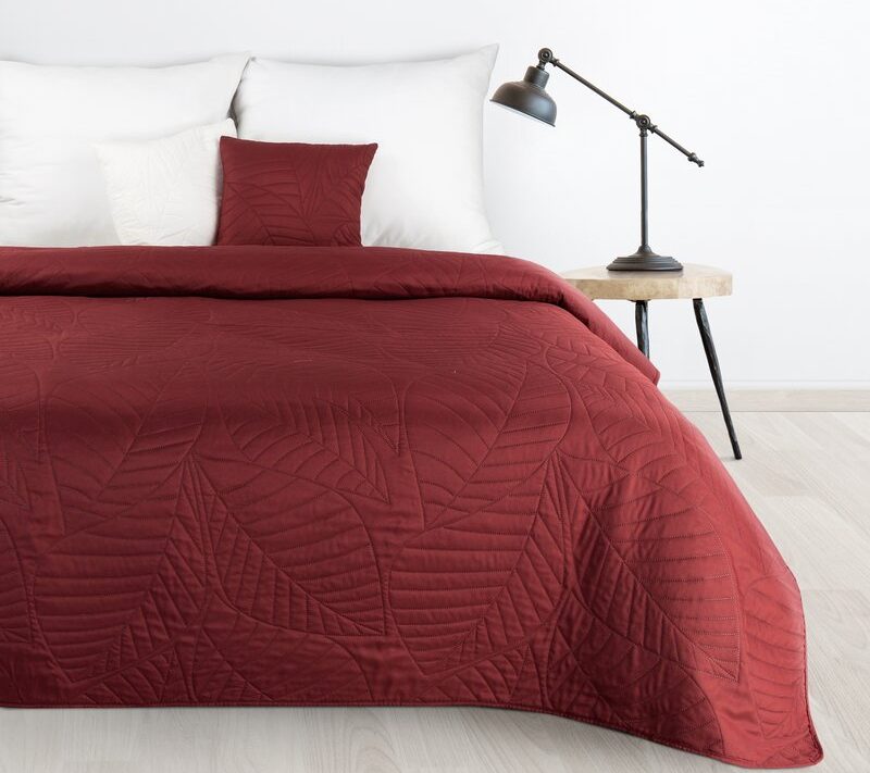 Narzuta D91 BONI 6 bordowa 220 x 240 cm – doda ciepła sypialni