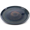 Patera szklana Eva zielona 33 x 2 cm – elegancka dekoracja stołu