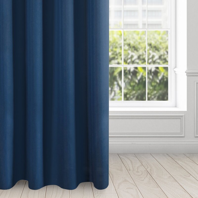 Zasłona gotowa Adore ciemnoniebieska 140 x 250 cm – zaciemnia pomieszczenie