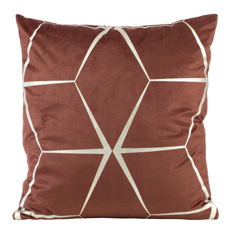 Poszewka blink bordowy 45 x 45 cm – doda charakteru wnętrzu