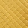 Narzuta velvet Ariel musztardowa 220 x 240 cm – doda ciepła sypialni