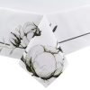 OBRUS NATU 4 140 X 220 CM BIAŁY