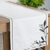 OBRUS NATU 4 40 X 140 CM BIAŁY