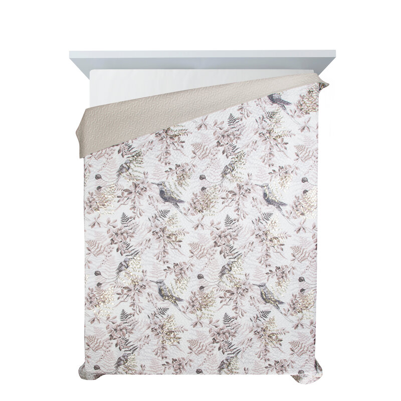 Narzuta Velvet biała 200 x 220 cm – dodaje przytulności