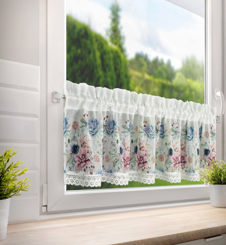 Zazdrostka DORA biała 150 x 30 cm – rozświetla wnętrze