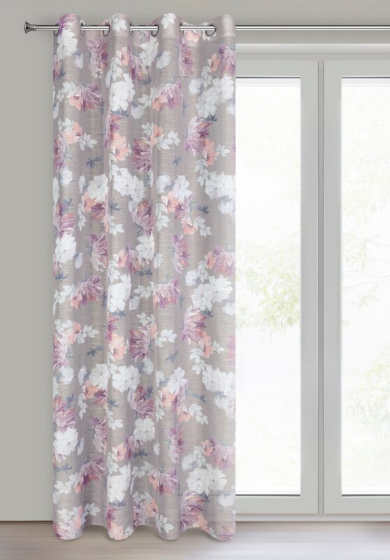 Zasłona gotowa etamina srebrna 140 x 250 cm – subtelnie filtruje światło