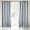 Zasłona gotowa ESSME srebrna 140 X 250 CM – nowoczesny blask