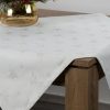 Obrus świąteczny Flash 3 kremowy 85 X 85 cm – doda blasku świętom