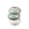 Wazon ceramiczny Liana kremowy 18 x 19 cm – na susze i kwiaty