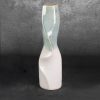Wazon ceramiczny Liana kremowy fi 16 x 62 cm – na susze i kwiaty