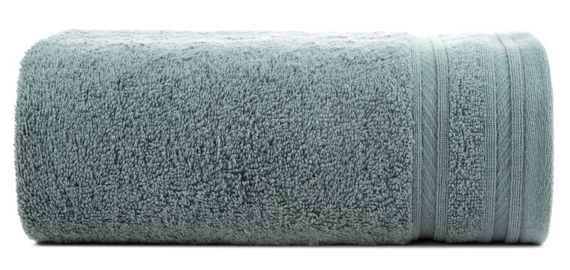 Ręcznik kąpielowy bawełniany KELY ciemnomiętowy 50x90 cm – miękki i chłonny