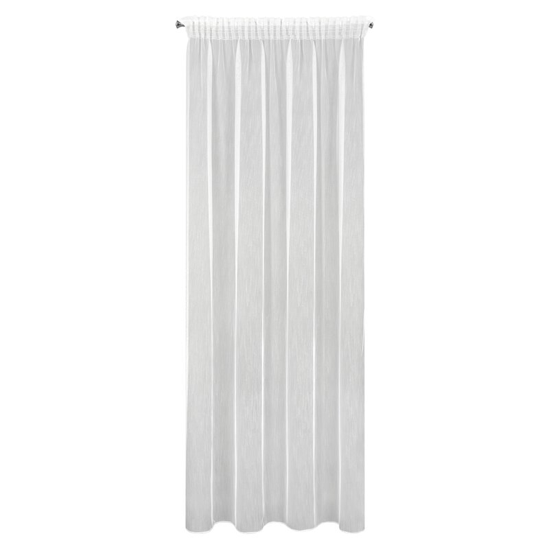 Firana gotowa Nicea biała 140 x 270 cm – rozjaśnia wnętrze