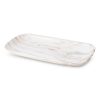 Patera dekoracyjna Eldo srebrna 27 x 22 x 2 cm – stylowa ozdoba