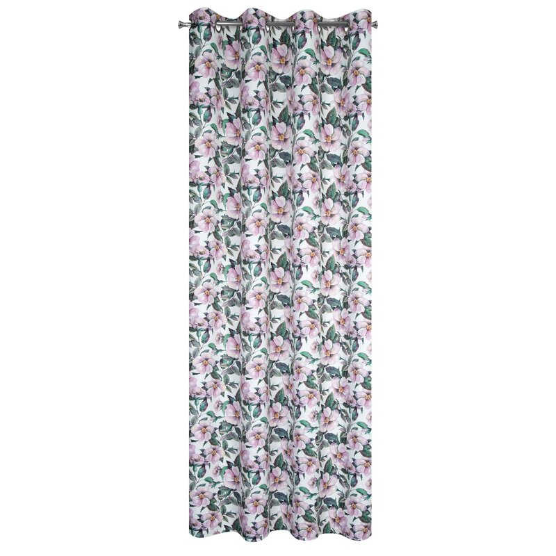 Zasłona gotowa Simona biała 140 x 250 cm – rozjaśnia wnętrze