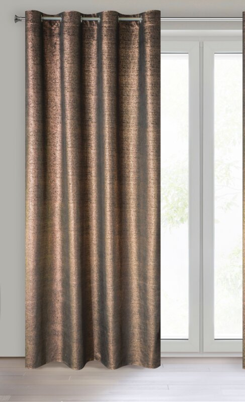 ZASŁONA GOTOWA AMBI 140 X 250 CM CZARNY