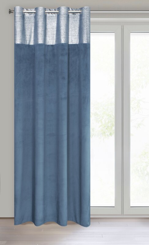 Zasłona gotowa Peri granatowa 140 x 250 cm – zaciemnia pomieszczenie