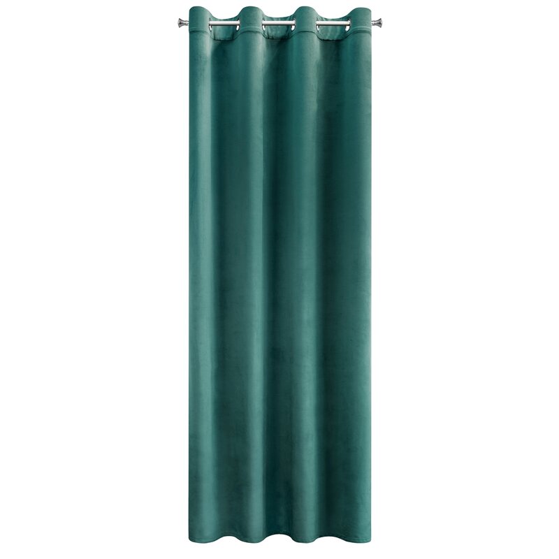 ZASŁONA GOTOWA MELANIE 140 X 250 CM TURKUSOWY