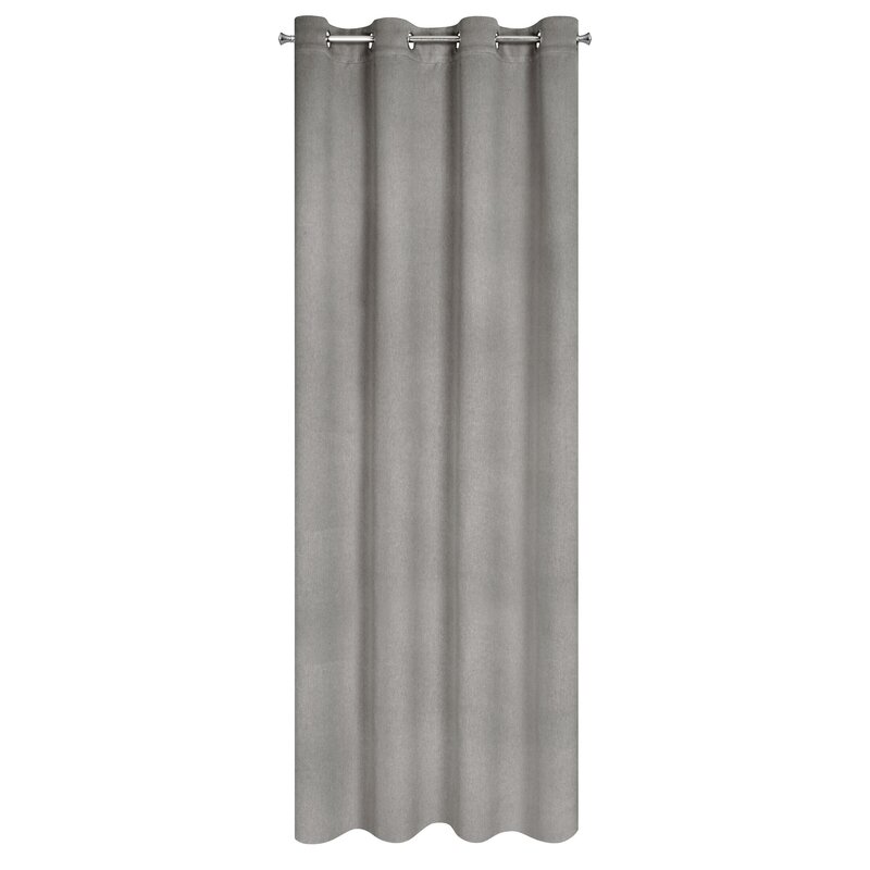 Zasłona gotowa Amaro szarobeżowa 140 X 250 CM – zaciemniająca do sypialni