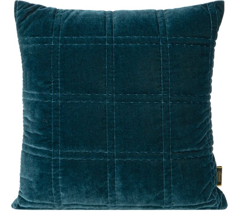 Poszewka welwetowa Kristin 2 granatowa 45 x 45 cm – miękka i stylowa