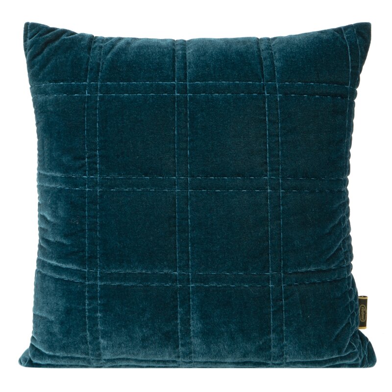 Poszewka welwetowa Kristin 2 granatowa 45 x 45 cm – miękka i stylowa