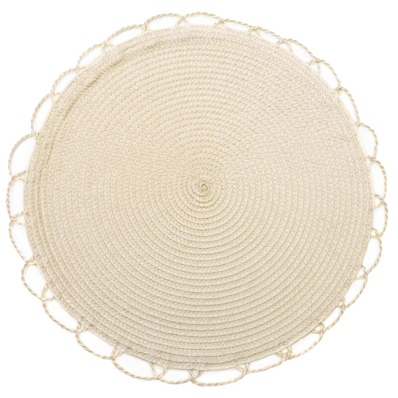 PODKŁADKA TINA FI 38 CM BEŻOWY