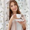 Firana gotowa Bessy biała 140 X 250 CM – delikatnie rozprasza światło