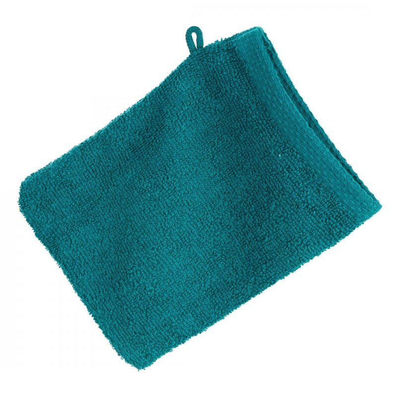 Ręcznik gładki ciemnoturkusowy 16 x 21 cm – delikatny dla skóry