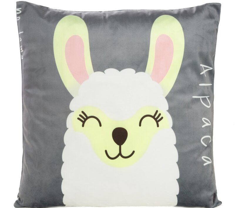 Poszewka Design91 stalowa 45 x 45 cm – doda uroku wnętrzu