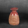 Wazon ceramiczny Elda (02) czerwony O 16 x 22 cm – na suszone kwiaty