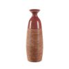 Wazon ceramiczny Elda czerwony fi 12 x 29 cm – na susze i kwiaty